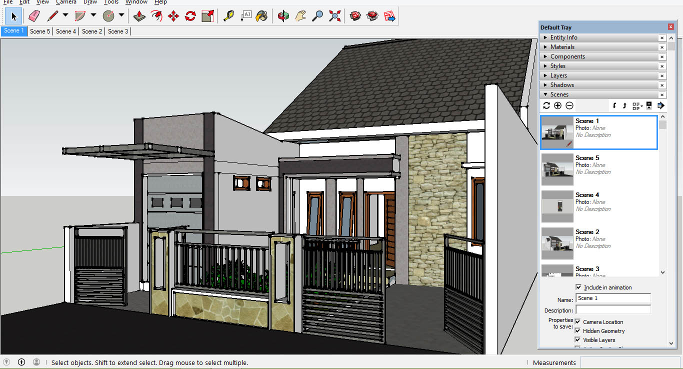 Cara Menyajikan Model SketchUp Di Layout