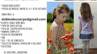 CASTING MAR DEL PLATA: Se busca NIÑA para hacer doble en PELÍCULA de 5 a 6 años