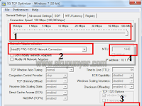 Lajukan internet anda dengan TCP Optimizer