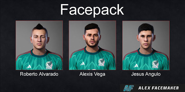Mini Facepack Mexico For eFootball PES 2021