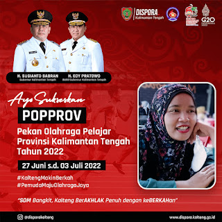 Twibbon POPPROV Kalteng 2022 2022, Design Elegance Warga Kalimantan Tengah