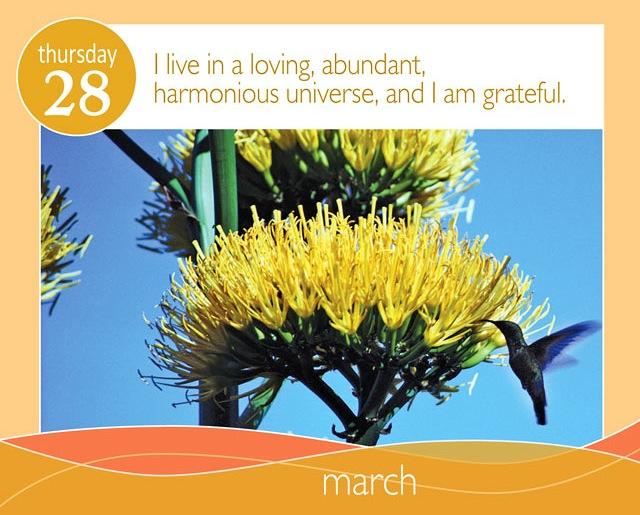 Affirmation for today ~ March 28, Thursday ♥