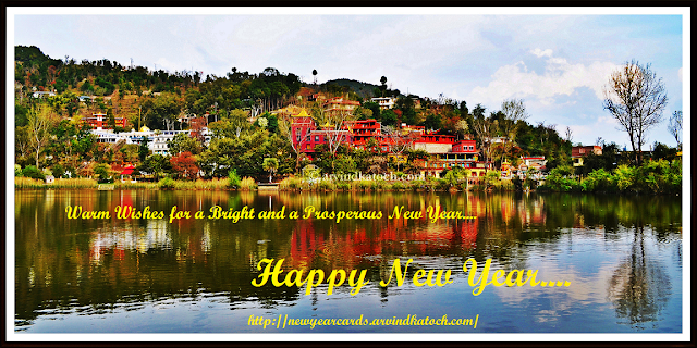 bright, prosperous, New Year card, Happy New Year card, HD Card