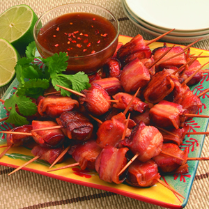 Bacon Wrapped Sausage5