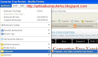 Uji Bookmark Firefox