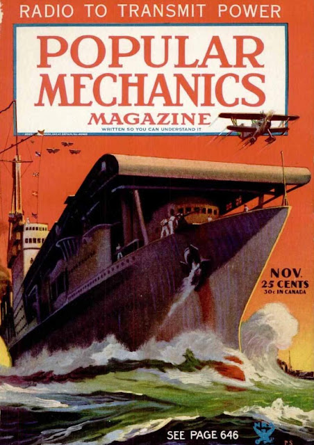 Portadas de la revista Popular Mechanics en los años 30