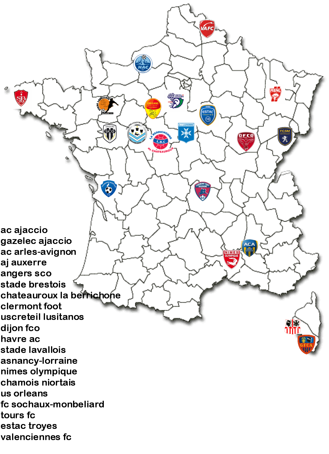 World Football Badges News France 2014 15 Ligue 2