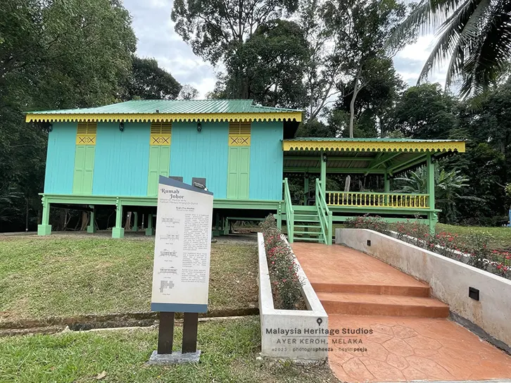 Malaysia Heritage Studios Melaka Rumah Johor