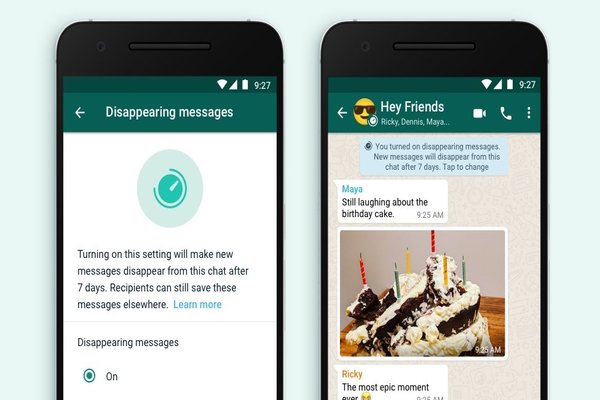 ميزة الرسائل المختفية أصحبت أخيرا متوفرة على واتس آب WhatsApp