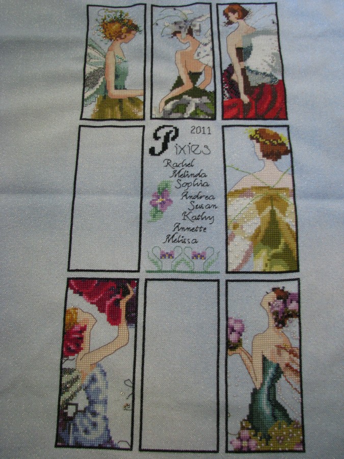 Sophia 39s Band Sampler RR Teresa Wentzler borders I stitched The 