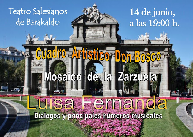 Zarzuela Luisa Fernanda en el teatro del colegio Salesianos