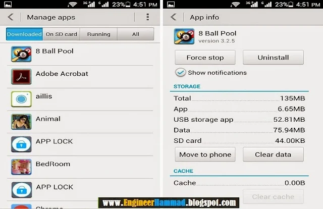 how to uninstall an app from android mobile or android tablet