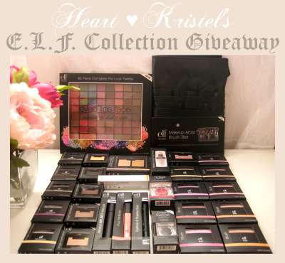 Giveaway: Heart Kristel's ELF Collection Giveaway
