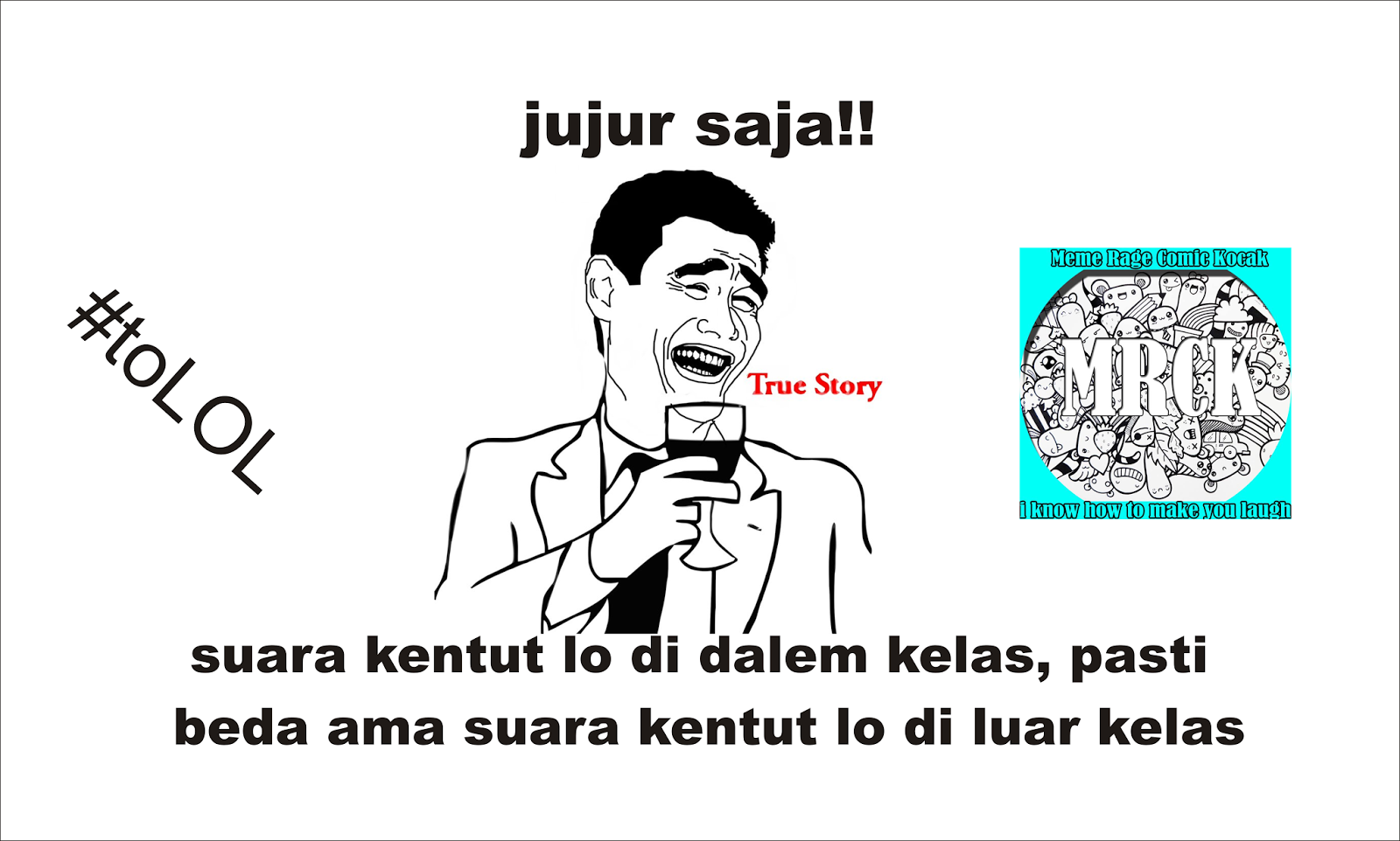 Gambar Meme Jujur Saja Medsos Kini