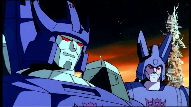 Galvatron y Cyclonus