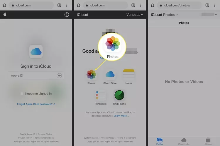 Wade How to access iCloud from your Android phone