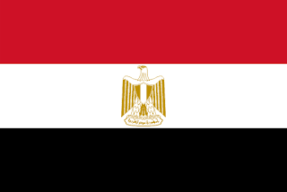 علم دولة جمهورية مصر العربية :