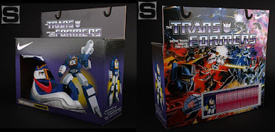 The Nike x Transformers Sneaker Set - The Soundwave Zoom Sharkalaid Sneaker Packaging
