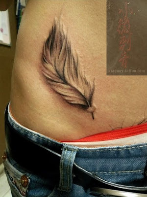 feather tattoo. Feather tattoo