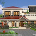 Unveiling a 3-Bedroom Mixed Roof Kerala Home Design