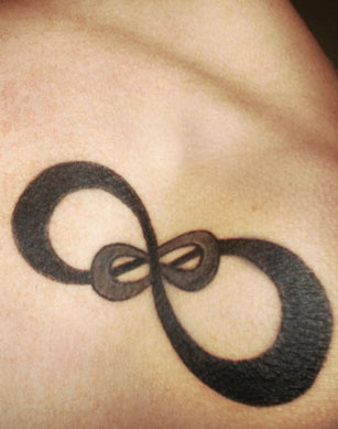 double infinity symbol tattoo