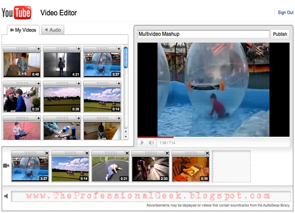 youtube videos editor editing تعديل الفيديو في اليوتوب