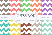Chevron Paper Set 1 & 2. There's 2 sets of this paper pack. (chevron paper set )