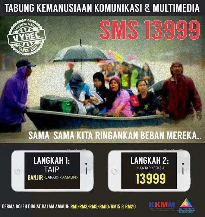 Bantu Mangsa #Banjir Dengan SMS Sahaja #1Malaysia @NajibRazak @ahmadmaslan @LokmanAdam #Pray4Kuantan
