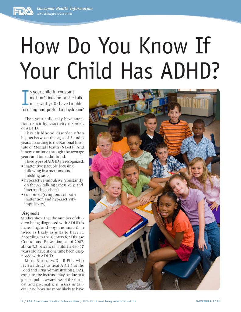 How do you know if you child has ADHD?
