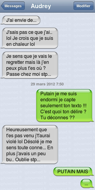 Une copine en chaleur... râté ! mdrrrrrr