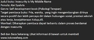 berdamai dengan insecurity | buku alvi syahrin