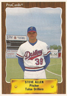 Steve Allen 1990 Tulsa Drillers card