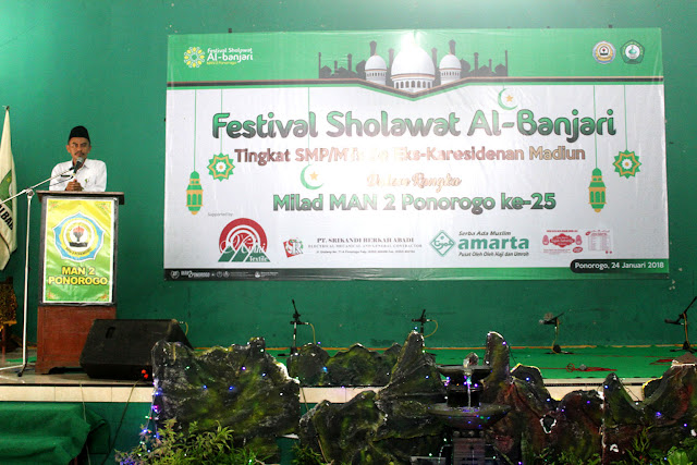 Festival Sholawat Al-Banjari MAN 2 Ponorogo 2018