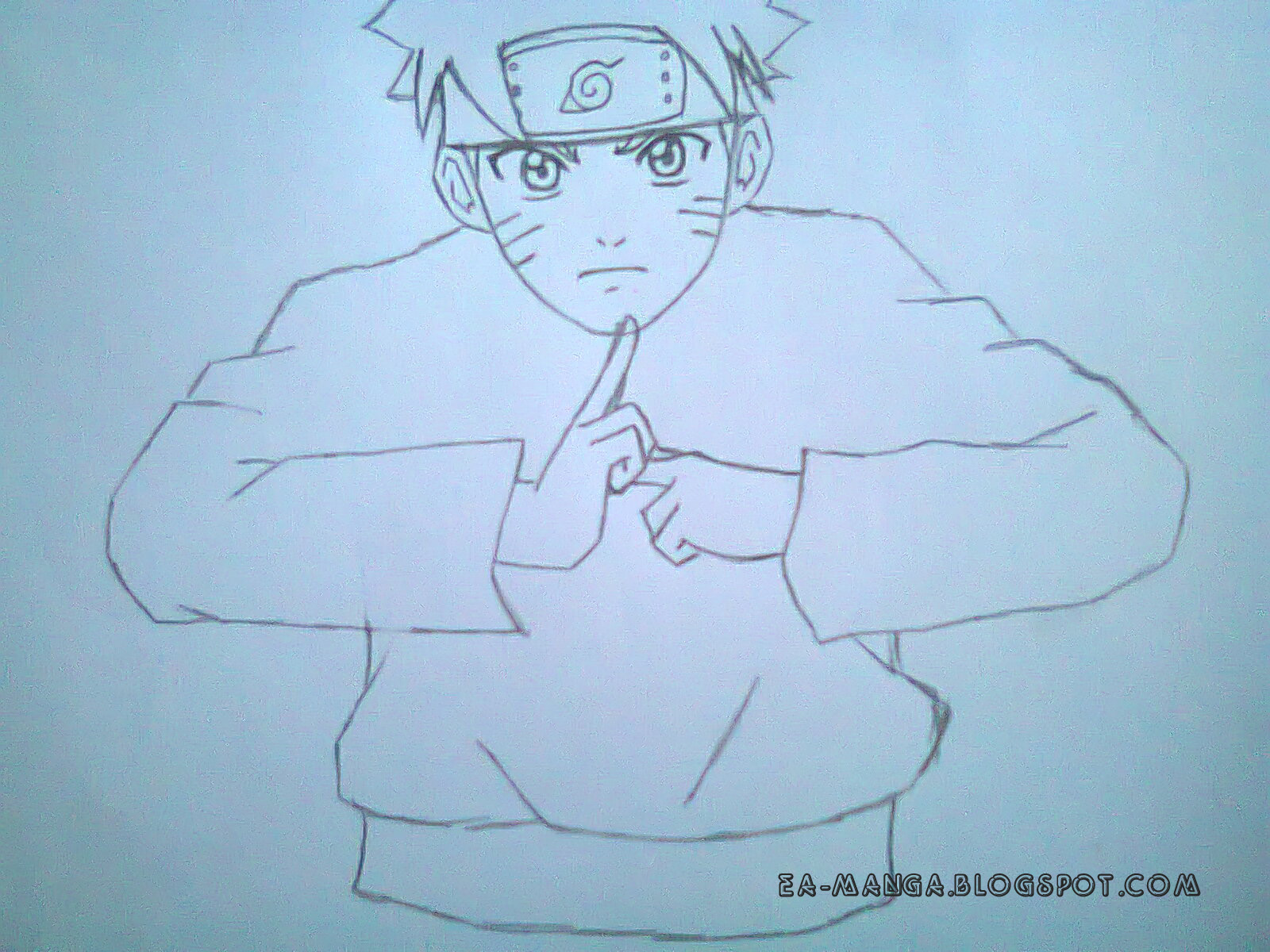 Cara Menggambar Naruto Uzumaki Manga Council