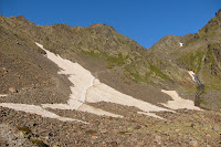 sentier Carlit névé