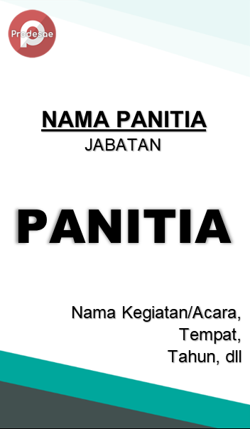 Galeri Desain ID Card Panitia