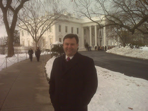 Jay Witter in front of the White House