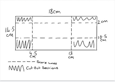 Mini envelope template