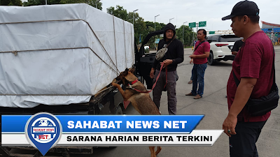 6 Anjing K9 Bantu Lacak Peredaran Narkoba di Pelabuhan Bakauheni, Ini Hasilnya