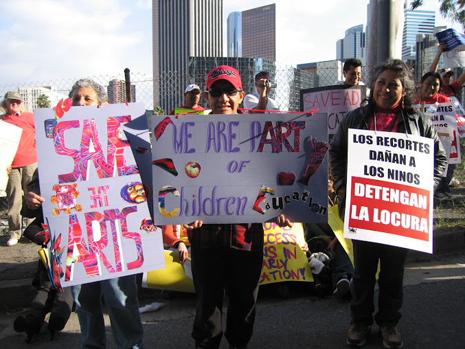 LAUSD Candidate Robert D. Skeels supported the struggle to save LAUSD K-6 Arts