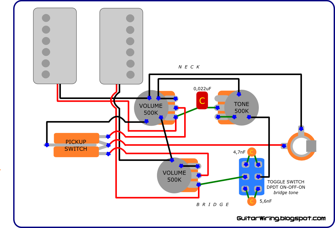The Guitar Wiring Blog - diagrams and tips: Wiring Mod for Gibson Guitars - More Aggression