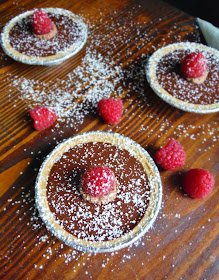 Mini Raspberry Ganache Tarts