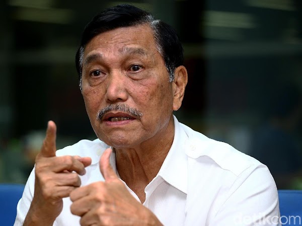 Luhut soal Kapal China Masuk Natuna: Enggak Perlu Dibesar-besarkan