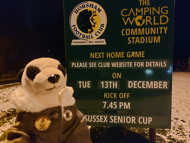 the sign outside the ground has the date time and sussex cuo but no mention of Newhaven
