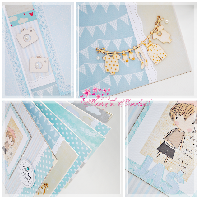 album na pierwsze urodziny scrapbooking