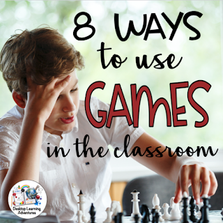 Games build community in the classroom.