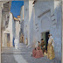 Une rue à Constantine. 1885 - André Brouillet