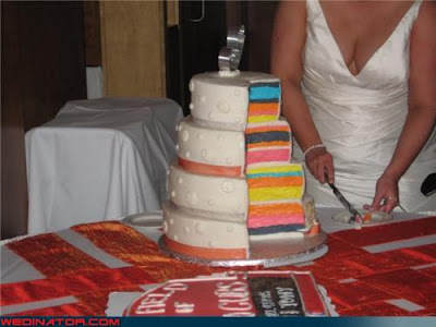 Rainbow Wedding Cakes
