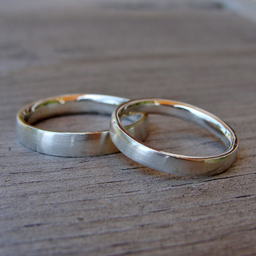 silver wedding rings