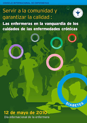 Cartel conmemorativo del Día Internacional de Enfermería (DIE) 2010.